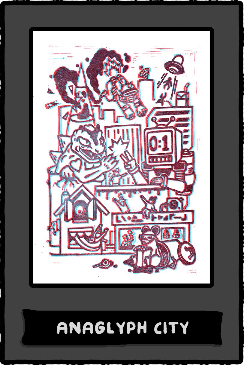 Anaglyph City